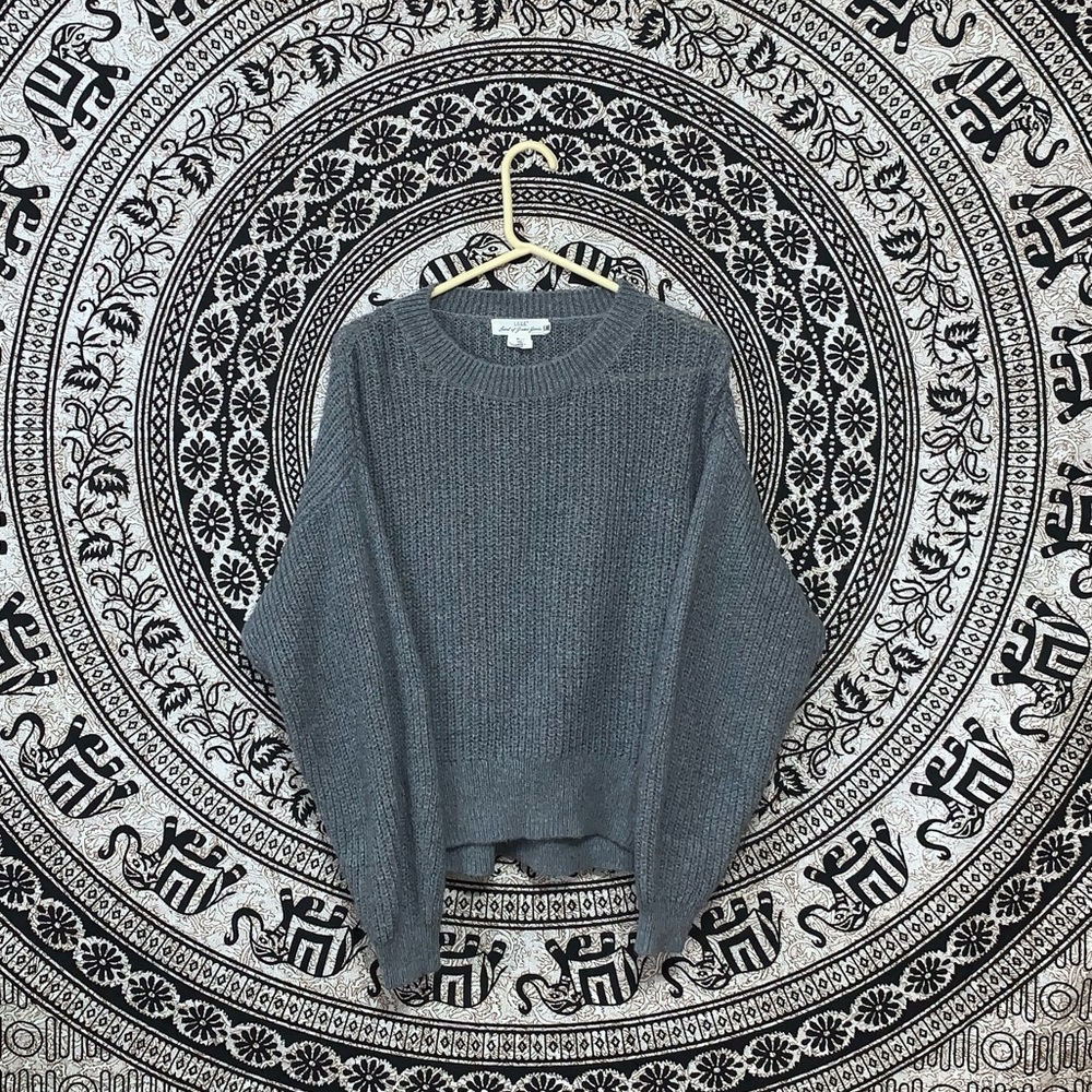 Grey Oversized Sweater